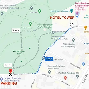 Hotelturm Apartamento Augsburgo